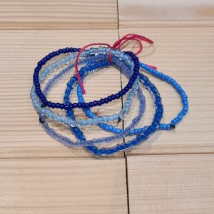 Ensemble de 5 bracelets en perles de rocaille