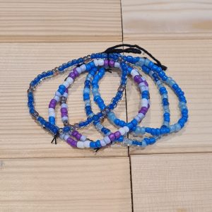 Ensemble de 5 bracelets en perles de rocaille