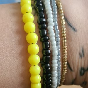 Ensemble de 5 bracelets en perles de rocaille