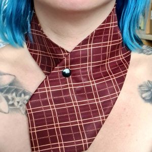 Collier Cravate "Tartan"