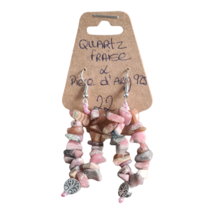 Boucles d'oreilles en pierres naturelles