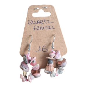 Boucles d'oreilles en pierres naturelles