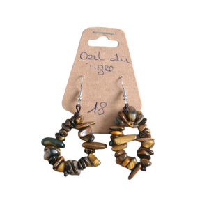 Boucles d'oreilles en pierres naturelles